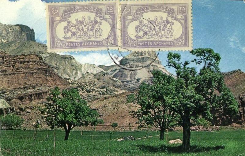 afghanistan, Bamyan Province, Ajar Valley (1966) Postcard 