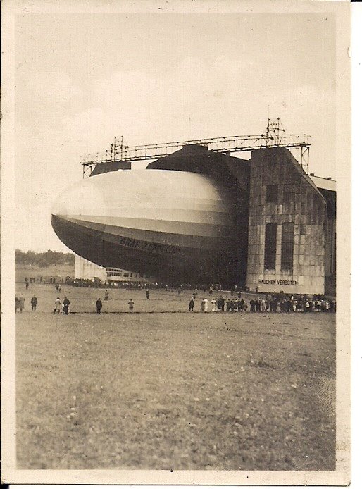 Graf Zeppelin, Airship LZ 127, Dirigible, Germany 1927-38 Towed into Hangar