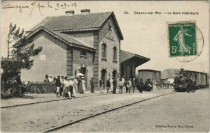CPA CAYEUX-sur-MER La Gare intérieure (809914)