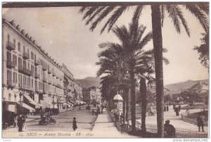 Avenue Massena, NICE (Alpes Maritimes), France, 1900-1910s