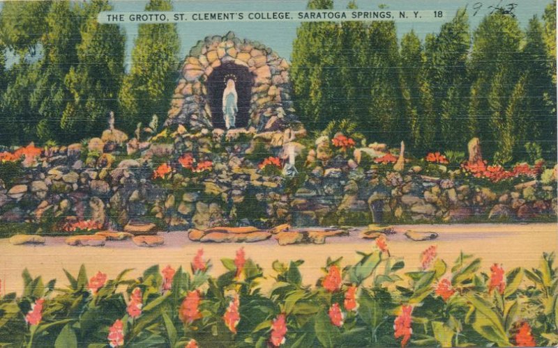 Saratoga Springs NY, New York - The Grotto at St. Clement's College - Linen