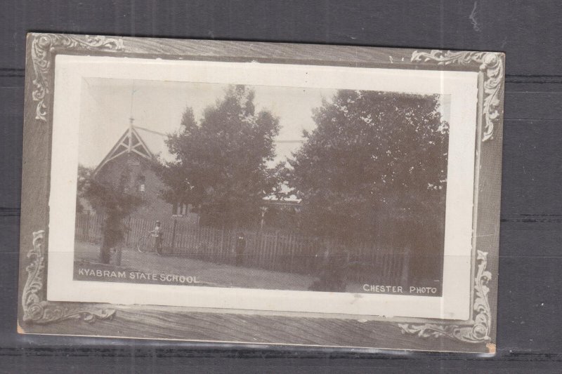 VICTORIA, KYABRAM STATE SCHOOL, c1910 real photo ppc., unused.