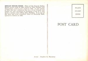 Indian House Door - Memorial Hall