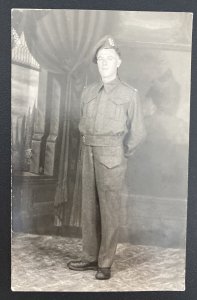 Mint Canada Real Picture Postcard Canadian Soldier Peter O Brien 1940