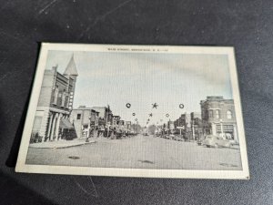Vintage Brookings South Dakota Main Street early 1930's