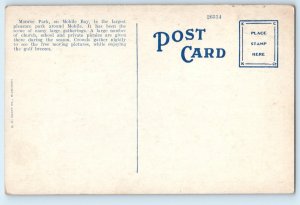 1920 Mobile Alabama AL Vintage Postcard Monroe Park Bay Church School Building