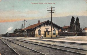 Lock Haven Pennsylvania Passenger Depot Train Station Vintage Postcard AA33677