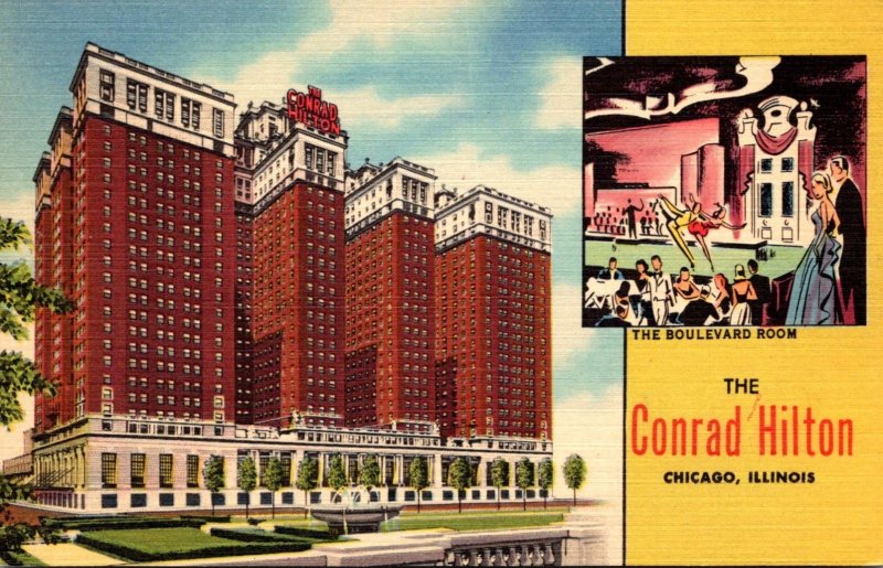 Illinois Chicago The Conrad Hilton Curteich