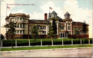 Postcard Normal School in Superior, Wisconsin~138754