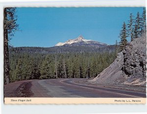 Postcard Three Finger Jack, Central Oregon