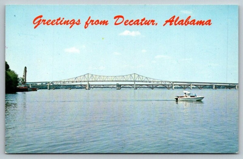Decatur  Alabama   Greetings  Postcard