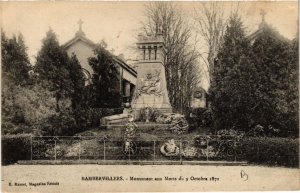 CPA RAMBERVILLERS Monument aux Morts du 9 Octobre 1870 (401211)
