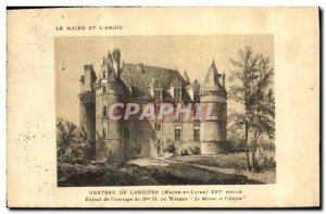 Old Postcard Chateau de landifer Maine and Anjou