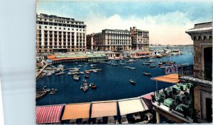 Postcard - Marine borough and Restaurants - Naples, Italy
