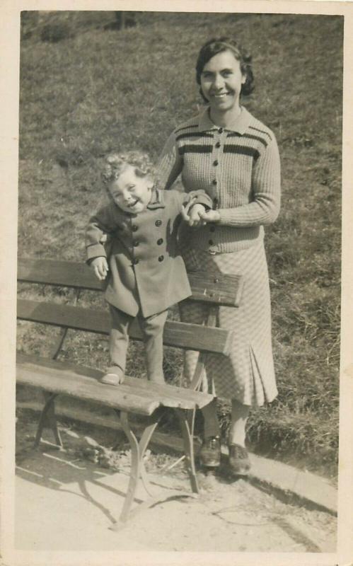 Lot 12 photo postcards women with children early studio photography included