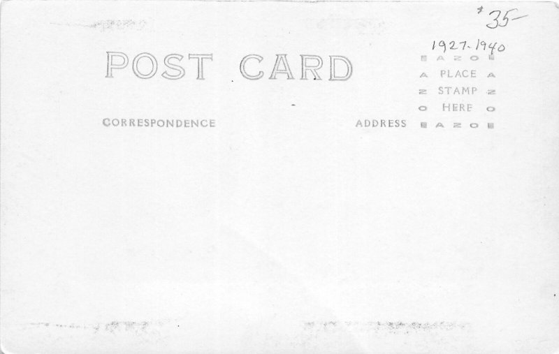 H64/ Laramie Wyoming RPPC Postcard RPPC c1930s Union Pacific Railroad Depot