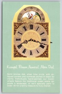 Advertising~Excelsior Minnesota~Kuempel Roman Numeral Moon Dial~Vintage Postcard