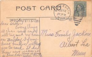 Blue Earth Minnesota~Catholic & Presbyterian Churches~1910 Bee Hive Store Pc