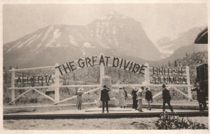 Vintage Postcard 1910's Alberta The Great Divide Lake Louise B. C. Canada CAN