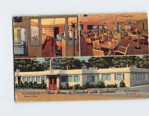 Postcard Old South Restaurant, Fort Smith, Arkansas