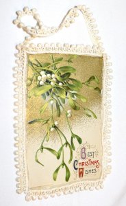 Best Christmas Wishes Christmas Postcard Ornament
