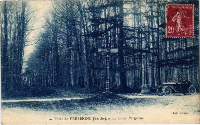 CPA Foret de Perseigne - La Croix Pergeline (986168)