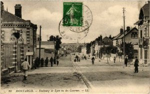 CPA AK MONTARGIS Faubourg de Lyon vu des Casernes (864421)