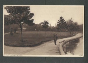 1923 Post Card London England Coventry Nauls Mill Park