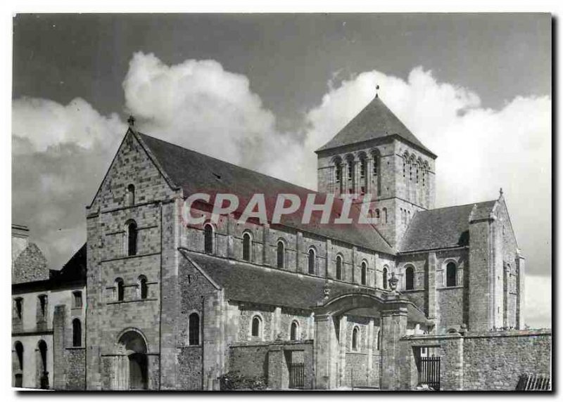 Postcard Modern Lessay Abbey Church Channel