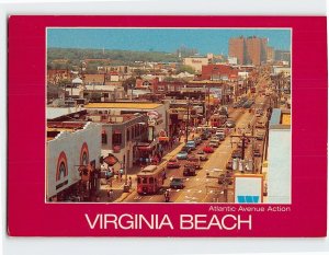 Postcard Atlantic Avenue, Virginia Beach, Virginia