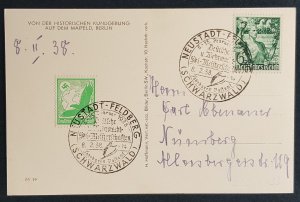 GERMAN EMPIRE THIRD 3rd REICH PROPAGANDA - ADOLF HITLER BENITO MUSSOLINI