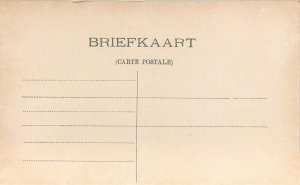 Netherlands Schiedam railway station vintage postcard