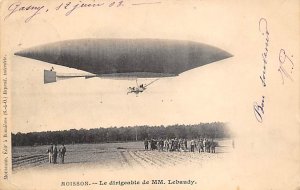 Moisson Le dirigeable de MM Lebaudy Zeppelin 1903 