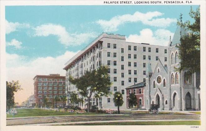 Florida Pensacola Palafox Street Looking South Curteich