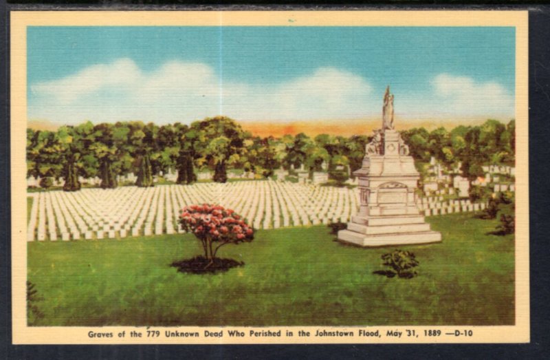 Graves of the Unknown Dead,Johnston,PA Flood of May 31,1889