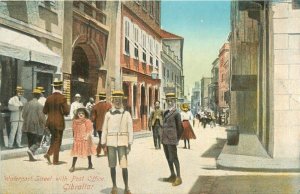 France Gibraltar Waterport Street C-1910 Postcard Post Office 22-6156