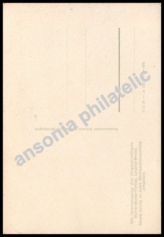 VINTAGE POSTCARD: German Image Post Card