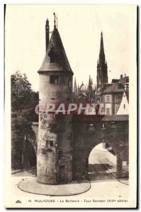 Mulhouse - The Bollwork - Salvator Tower - Old Postcard