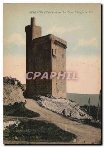 Postcard Old Avignon Vaucluse Tour Philippe le Bel