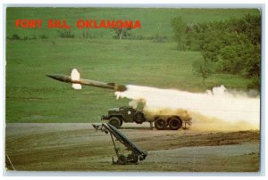 1970 Honest John Rocket Fort Sill Lawton Oklahoma OK Vintage Antique Postcard