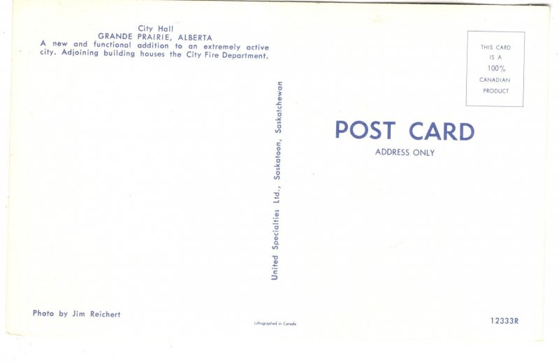 City Hall Grande Prairie, Alberta,