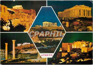 Postcard Modern Athens Acropolis of enlightened