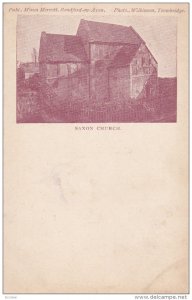 ENGLAND, 1900-1910's; Saxon Church