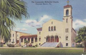 Community Methodist Church - Daytona Beach FL, Florida - pm 1951 - Linen