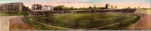 Washington D C Catholic University Stadium Handcolored Albertype