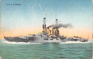 USS Florida Military Battleship Unused 