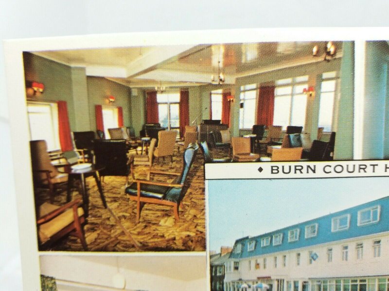 Burn Court Hotel Bude Cornwall New Unused Vintage Postcard 1970s