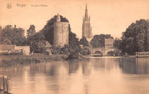 Le Lac d'Amour Bruges Belgium Writing on back 