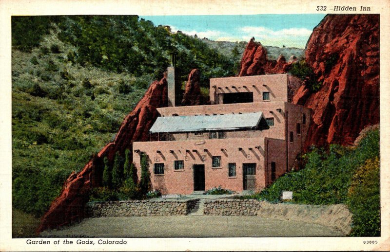 Colorado Garden Of The Gods Hidden Inn Curteich