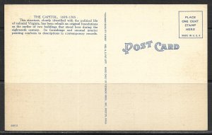 Virginia, Williamsburg - The Capitol - [VA-278]